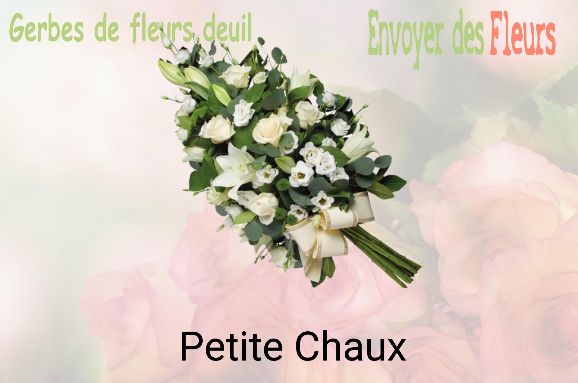 Gerbe de fleurs de deuil livrée à Petite-Chaux